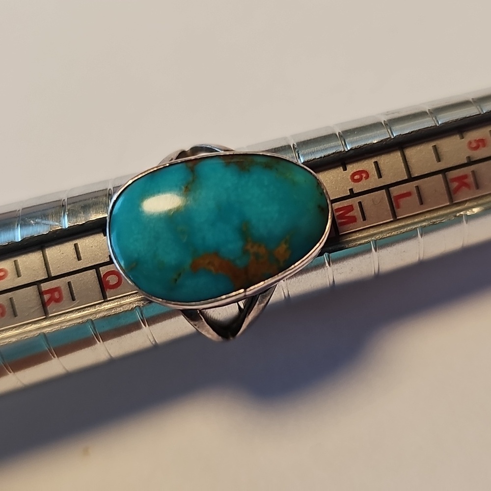 C Jones Turquoise Ring Size 7.5 View 5